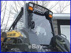 new holland skid steer demolition door|plexiglass skid steer door.